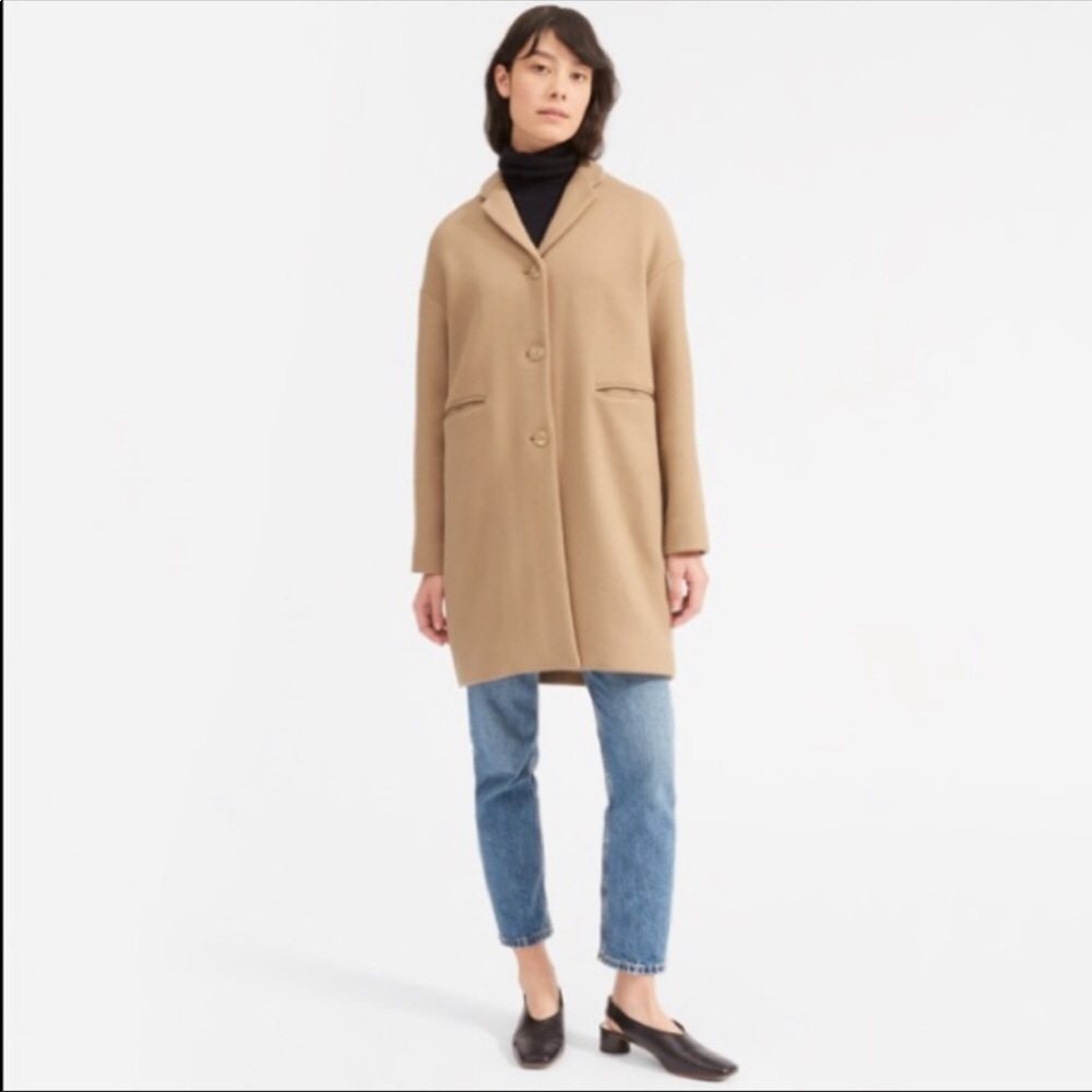 Everlane Cocoon Tan Coat